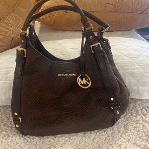 Michael Kors snakeskin bag